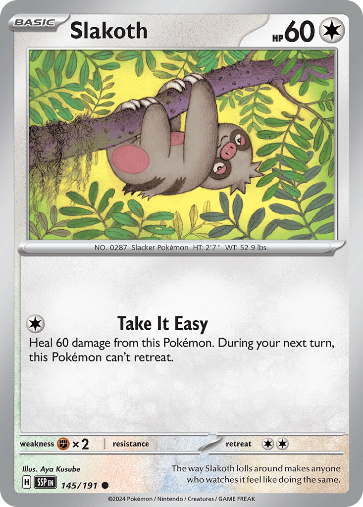 Slakoth: Surging Sparks