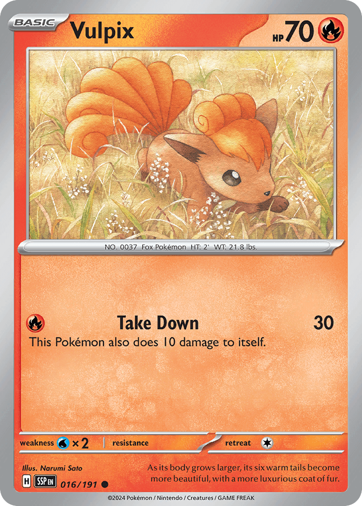 Vulpix: Surging Sparks