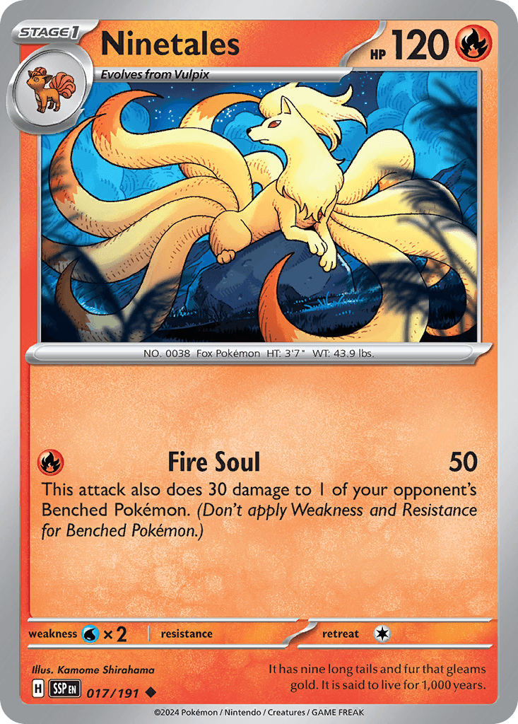 Ninetales: Surging Sparks