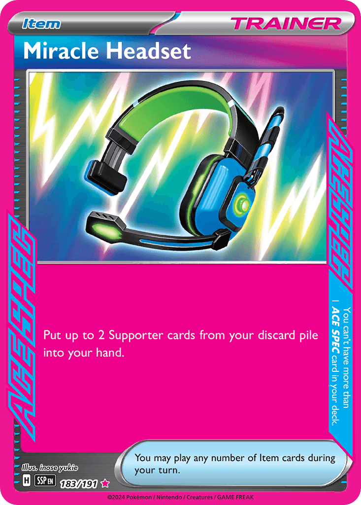 Miracle Headset: Surging Sparks
