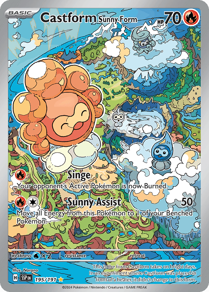 Castform Sunny Form: Surging Sparks
