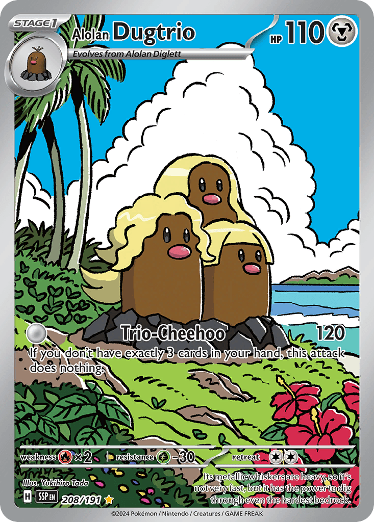Alolan Dugtrio: Surging Sparks