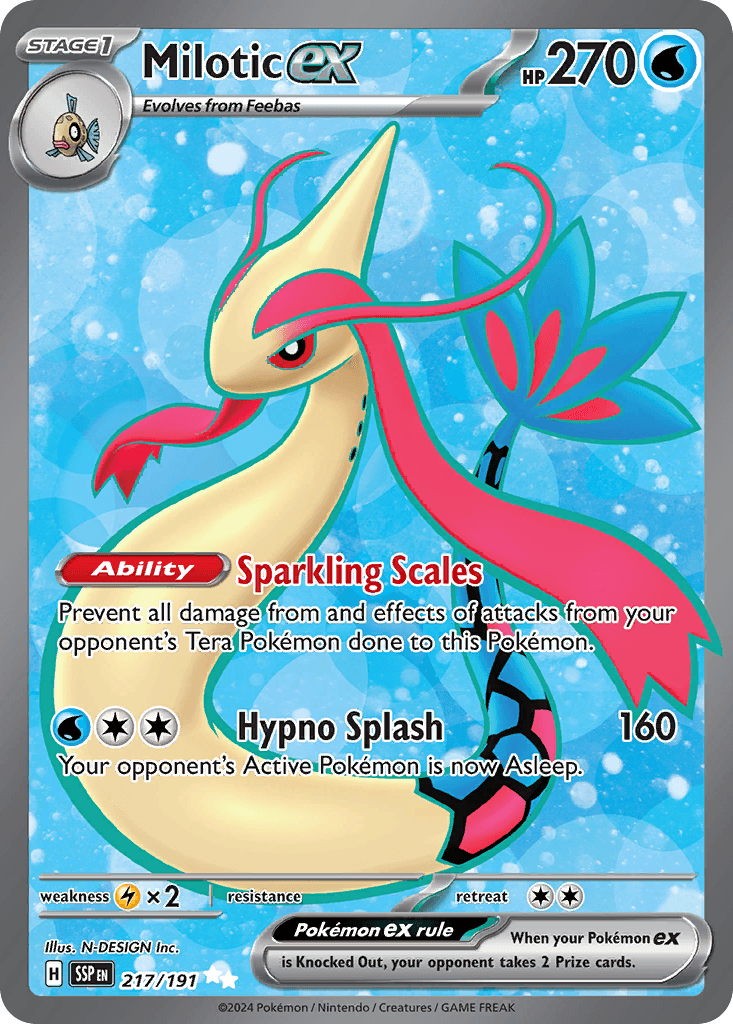 Milotic ex: Surging Sparks