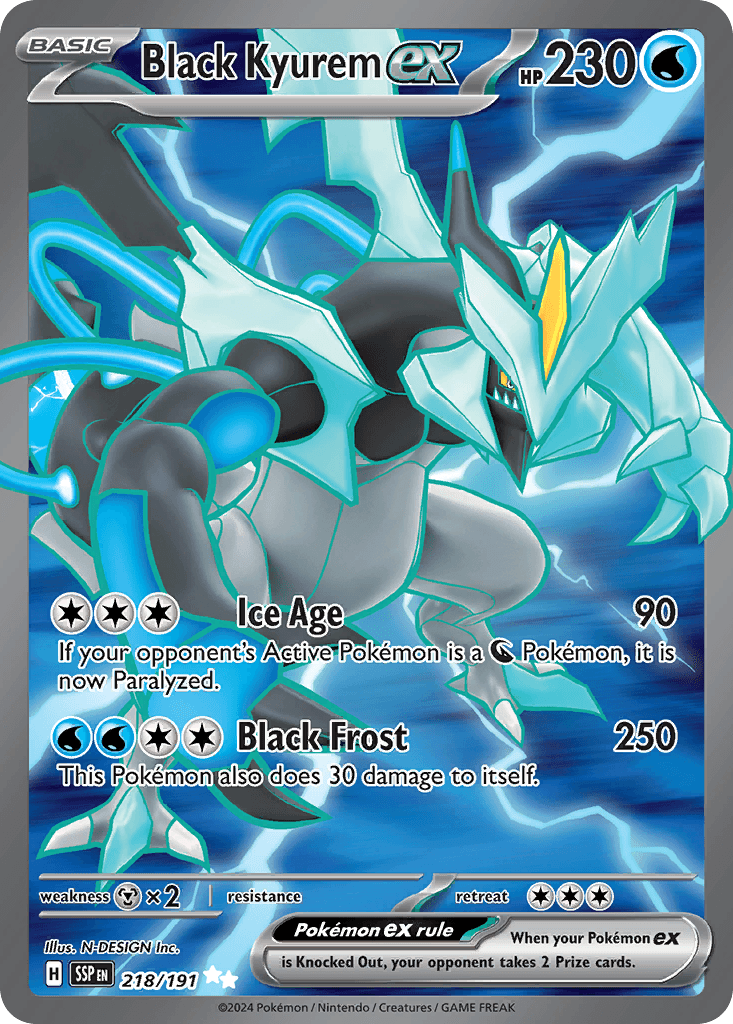 Black Kyurem ex: Surging Sparks
