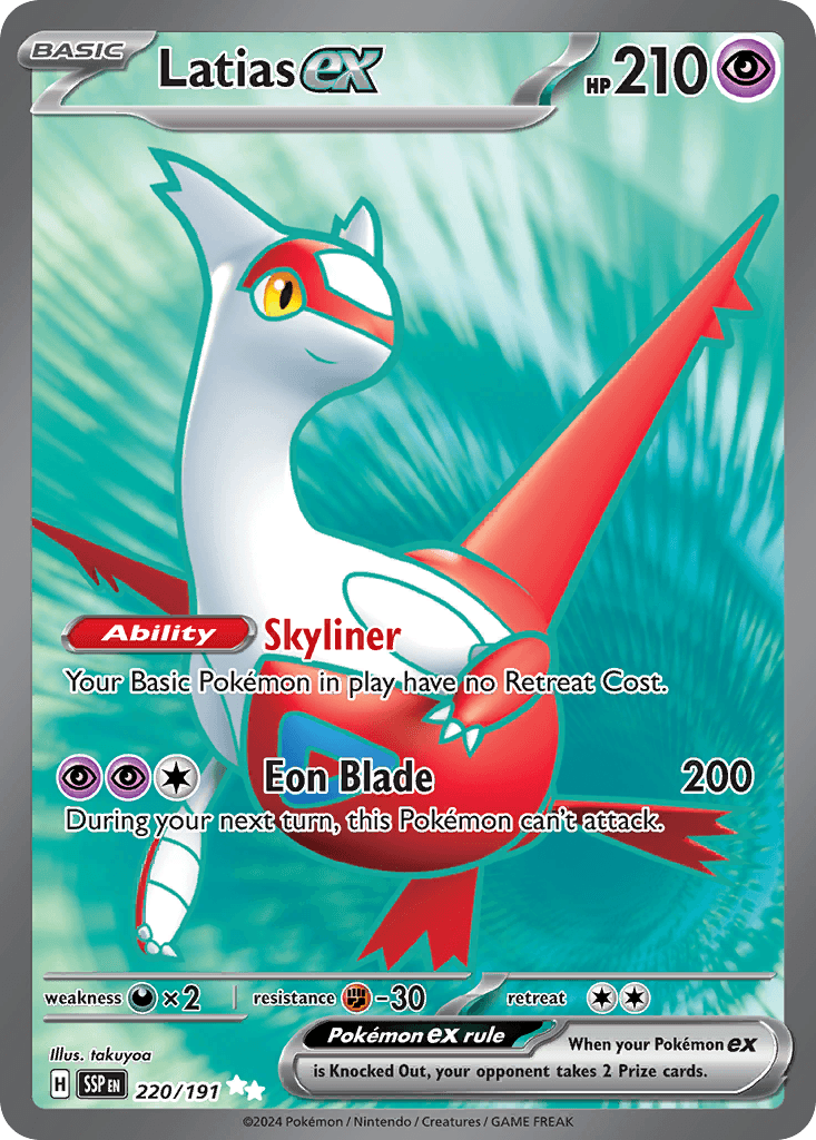 Latias ex: Surging Sparks