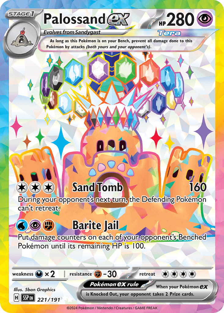 Palossand ex: Surging Sparks