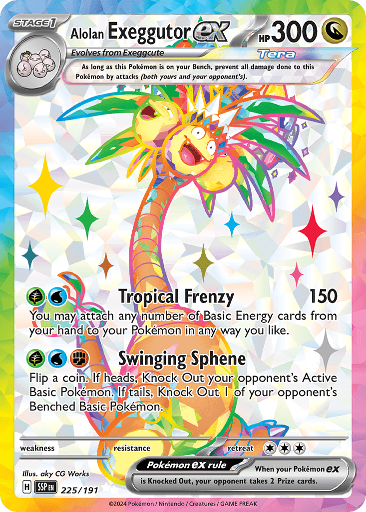 Alolan Exeggutor ex: Surging Sparks