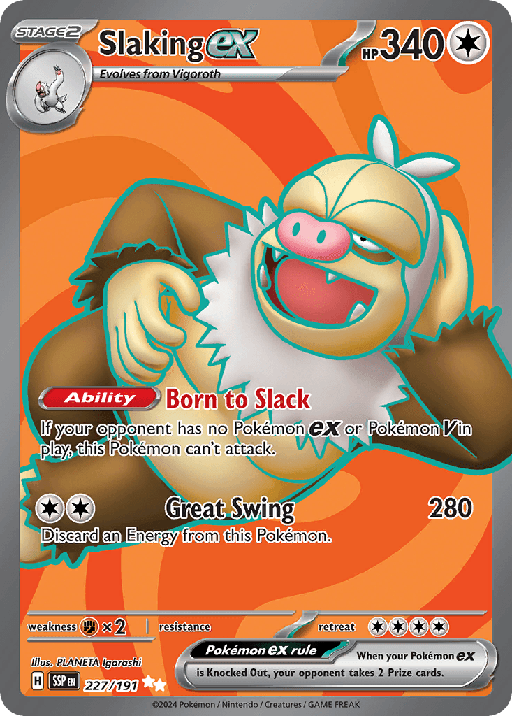 Slaking ex: Surging Sparks
