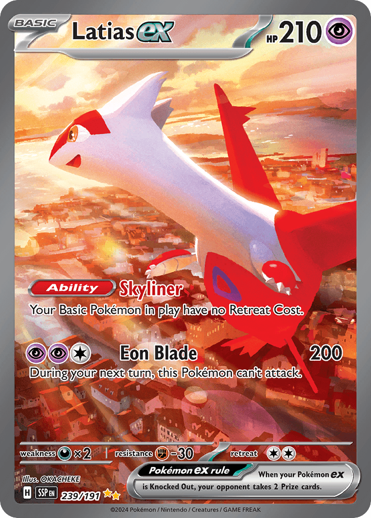 Latias ex: Surging Sparks