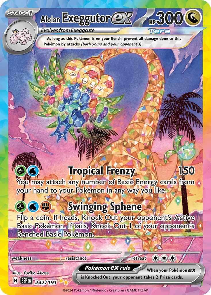 Alolan Exeggutor ex: Surging Sparks