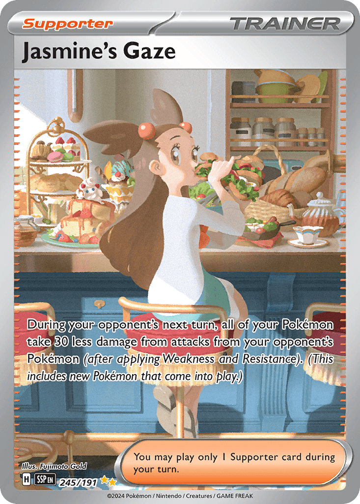 Jasmine's Gaze: Surging Sparks