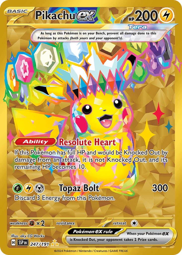 Pikachu ex: Surging Sparks