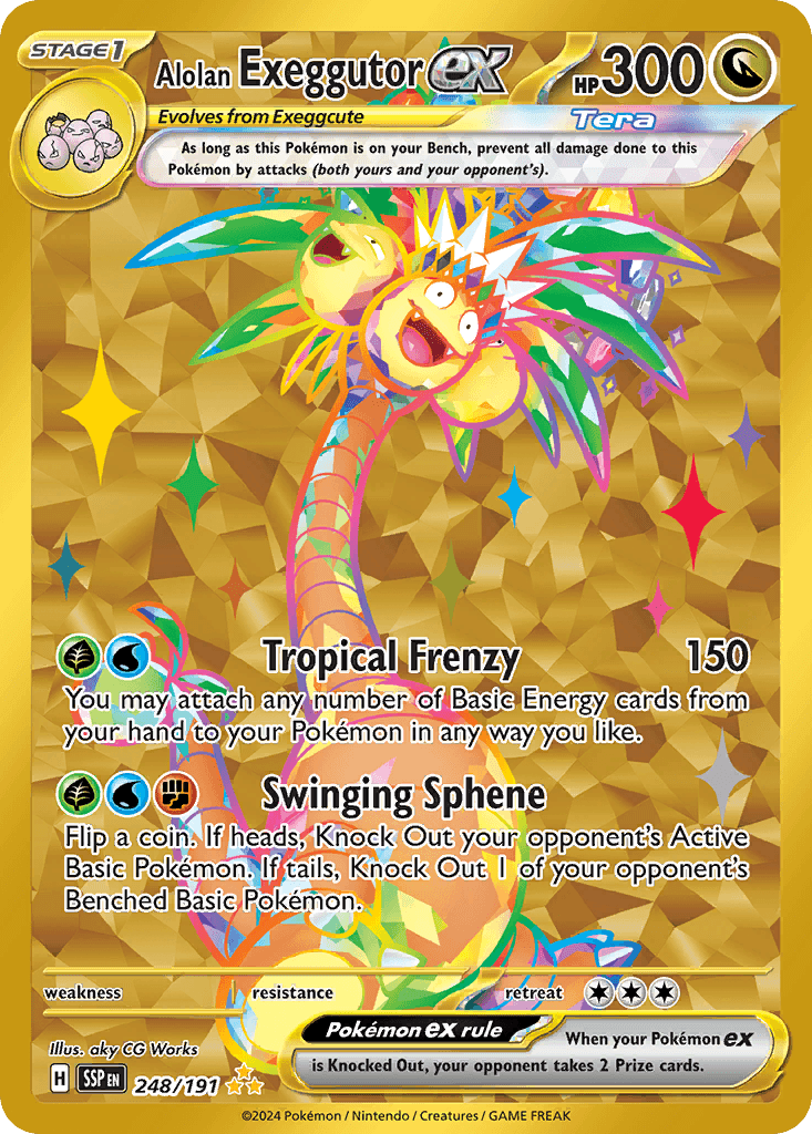 Alolan Exeggutor ex: Surging Sparks