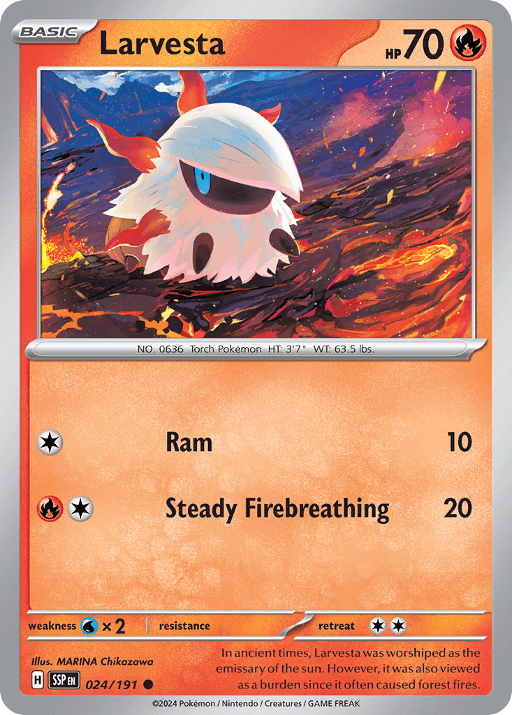 Larvesta: Surging Sparks