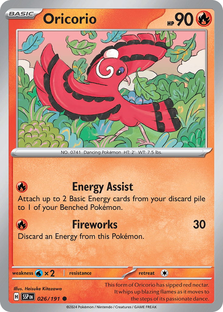 Oricorio: Surging Sparks