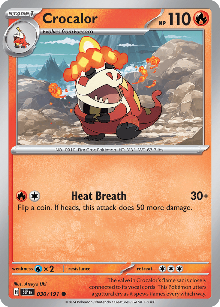 Crocalor: Surging Sparks