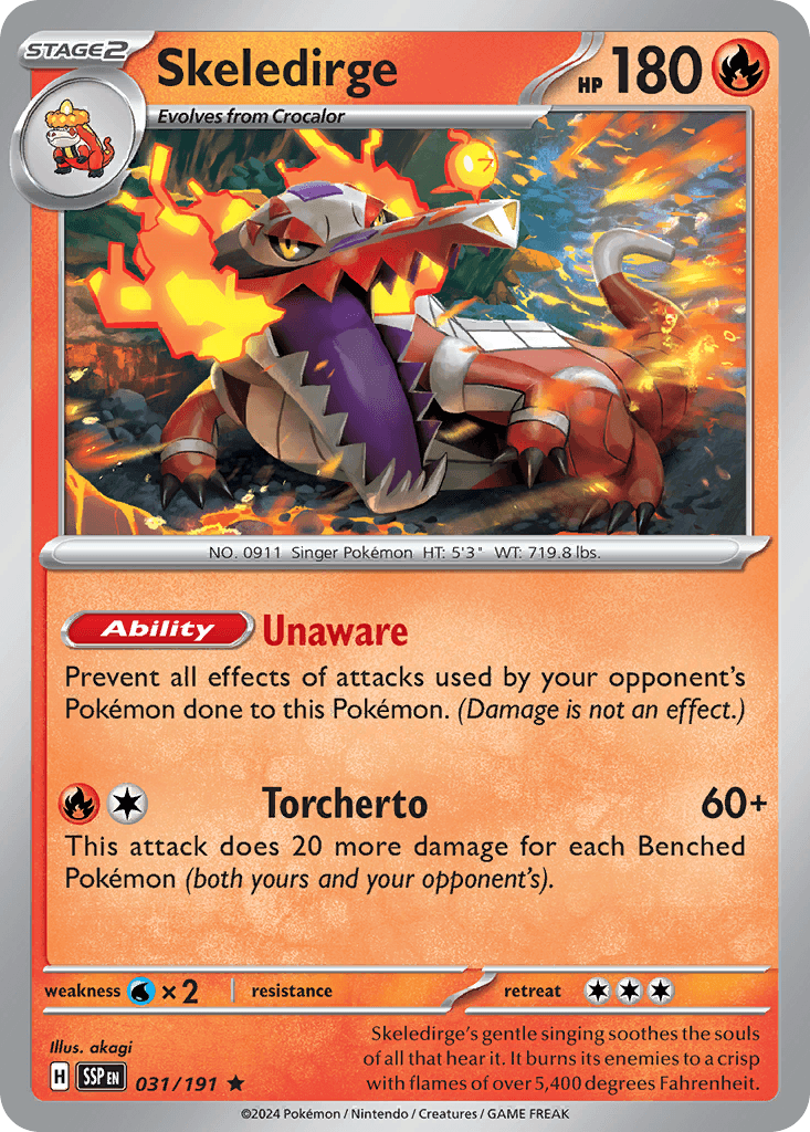 Skeledirge: Surging Sparks