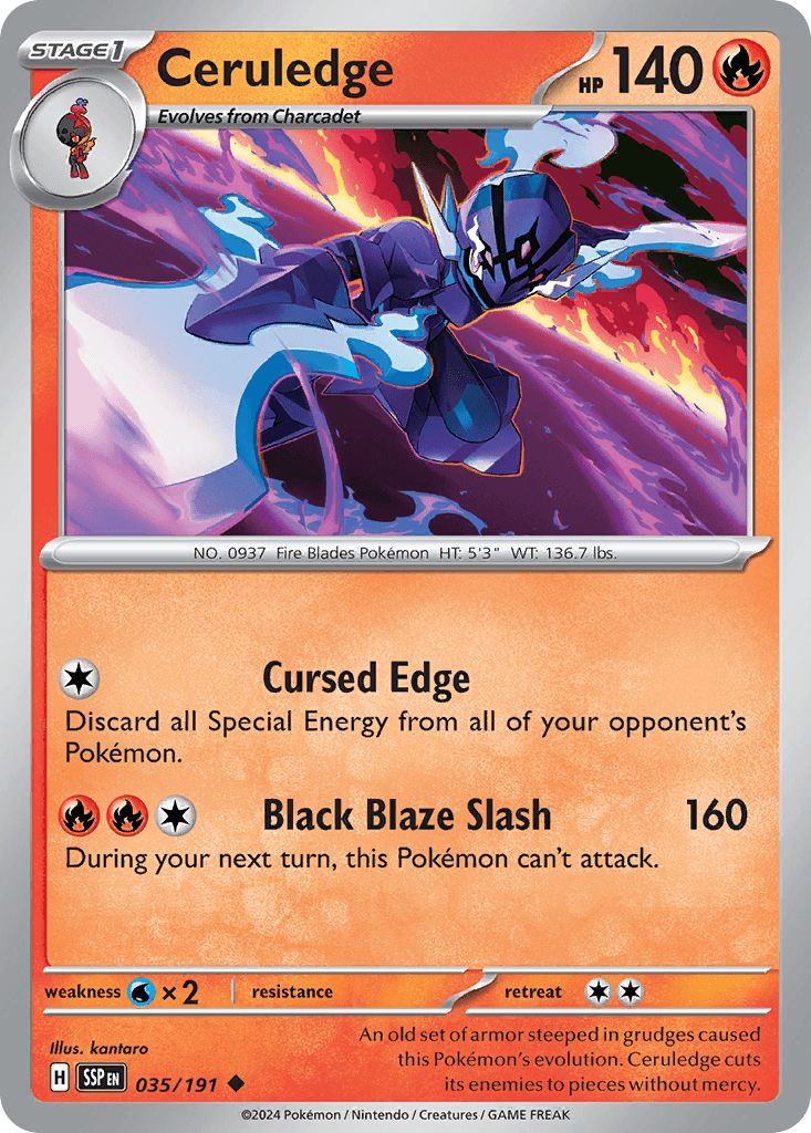 Ceruledge: Surging Sparks