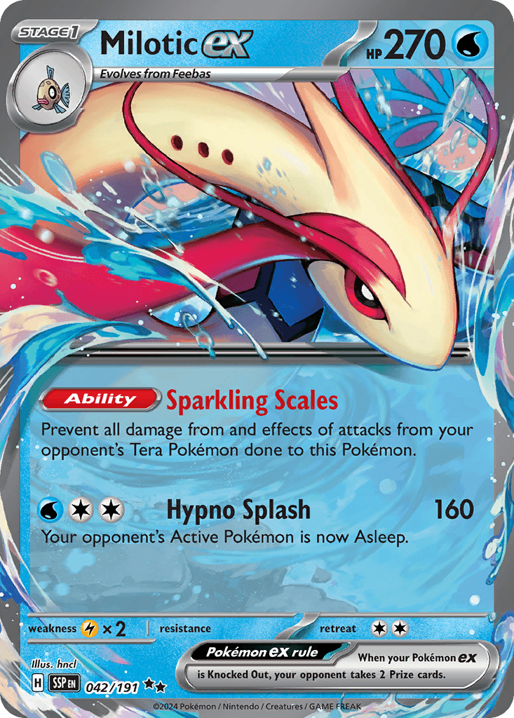 Milotic ex: Surging Sparks