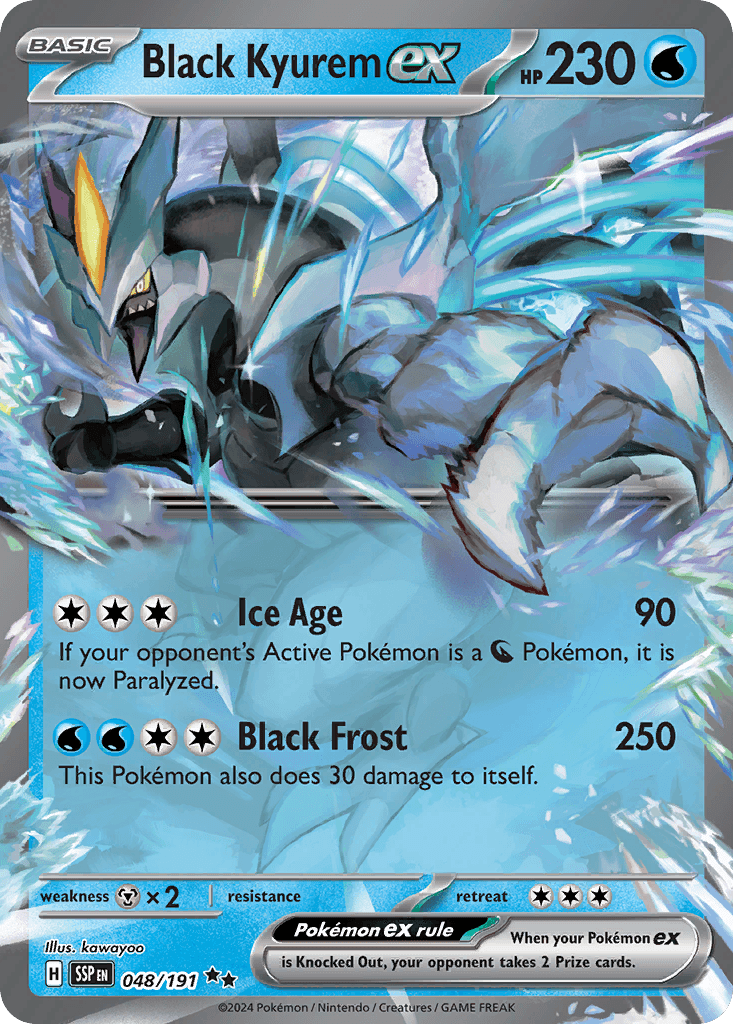 Black Kyurem ex: Surging Sparks