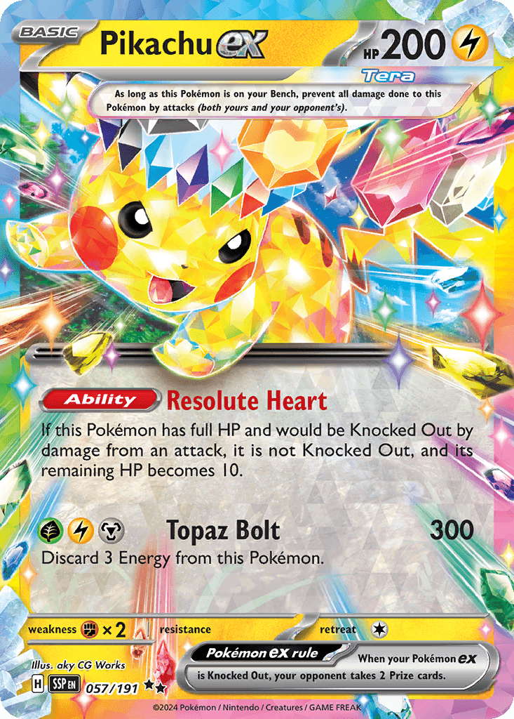 Pikachu ex: Surging Sparks