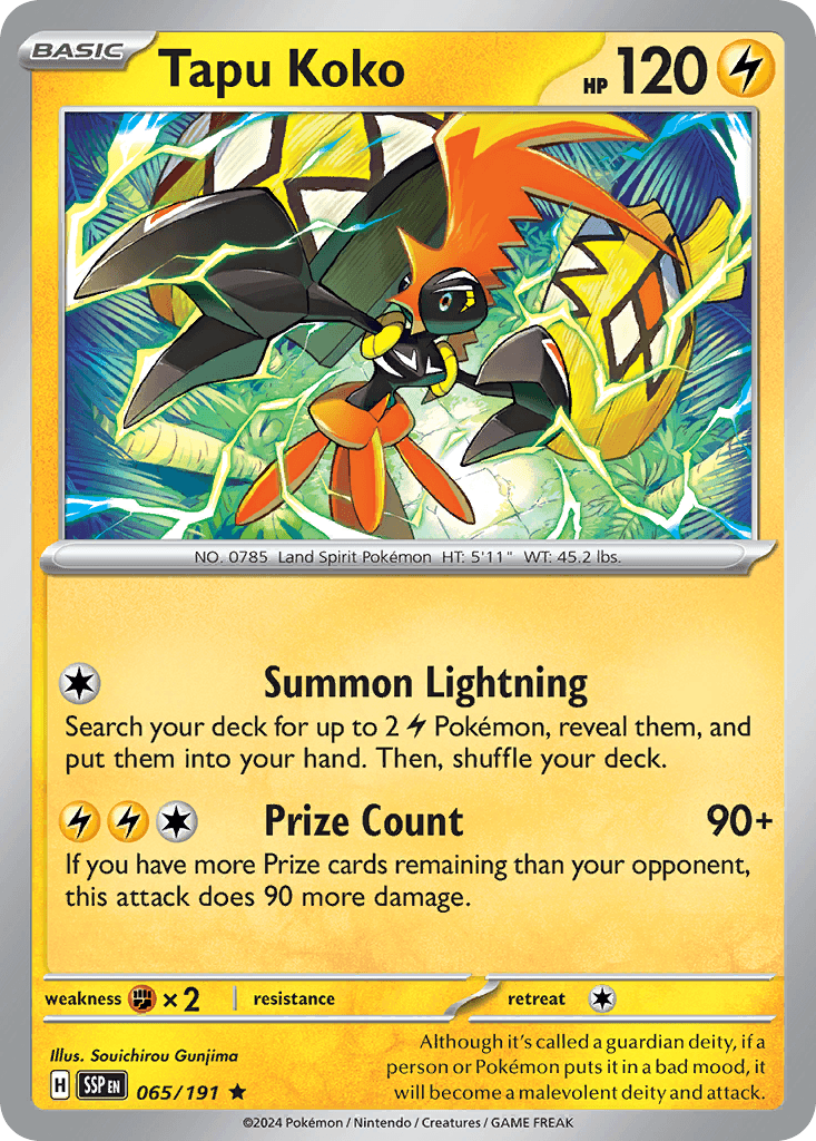 Tapu Koko: Surging Sparks