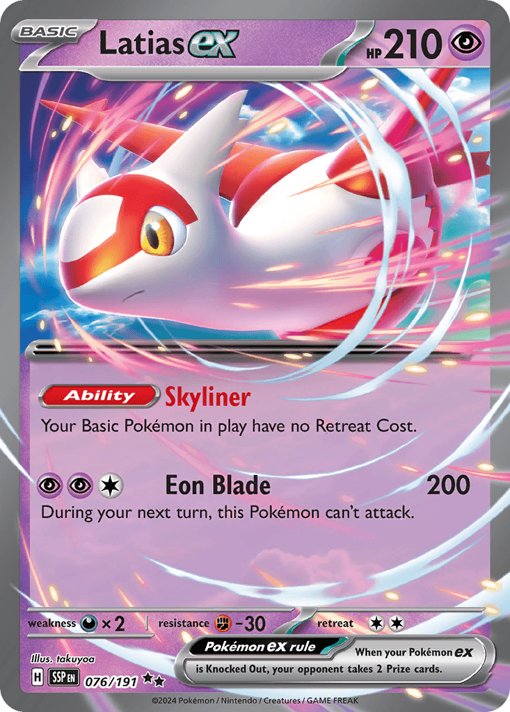 Latias ex: Surging Sparks