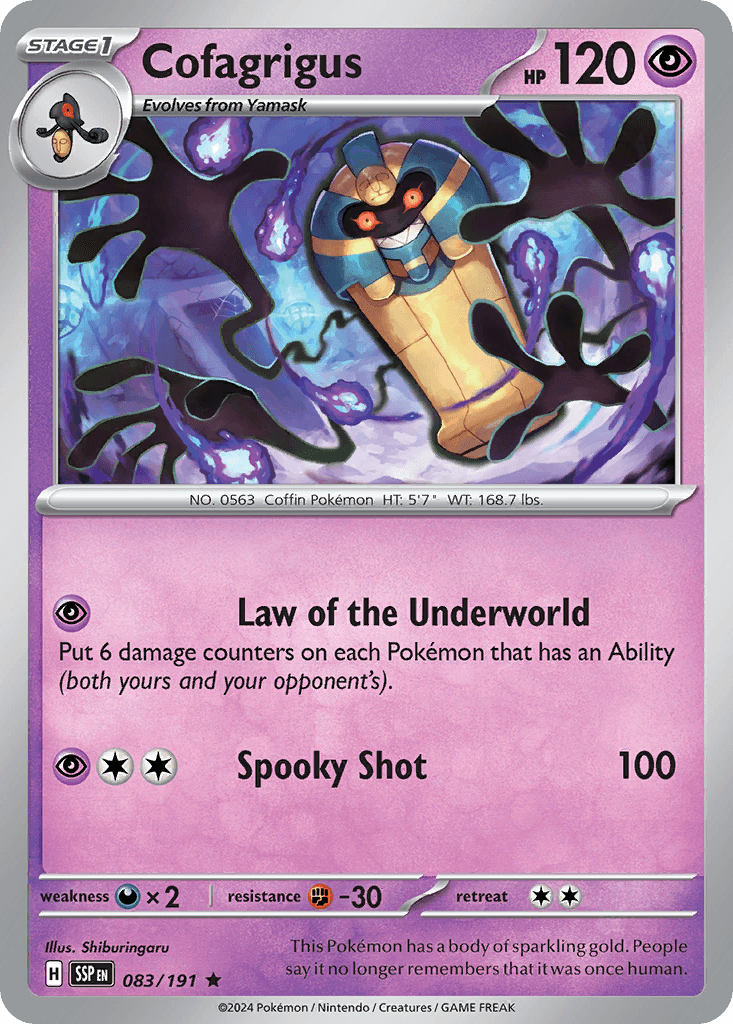 Cofagrigus: Surging Sparks