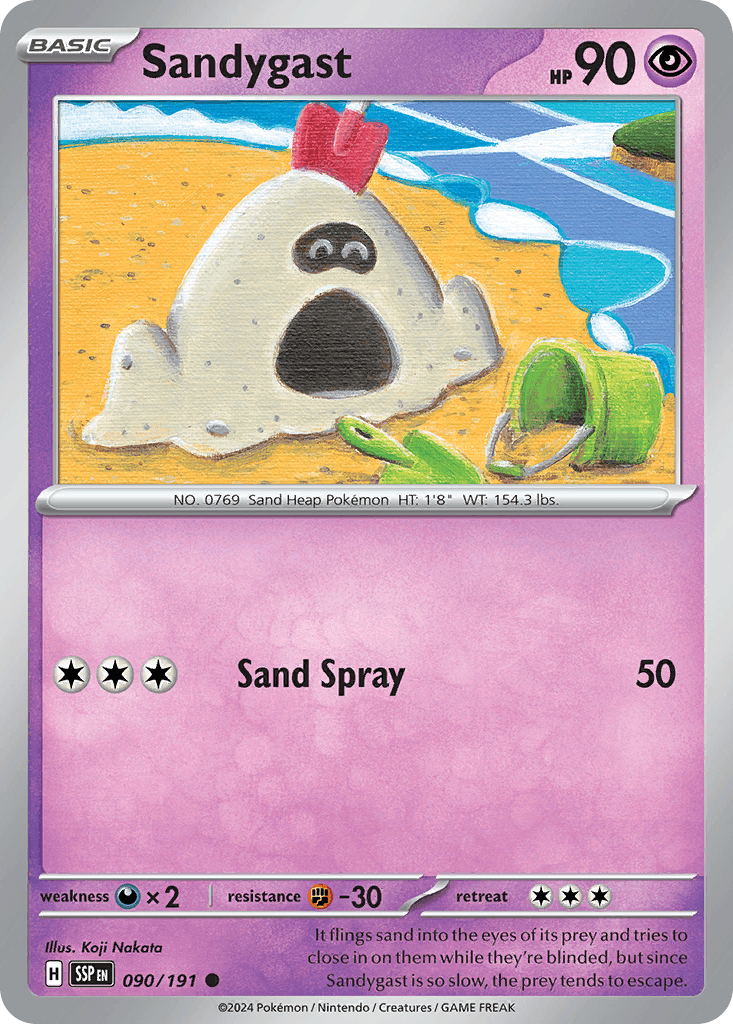 Sandygast: Surging Sparks