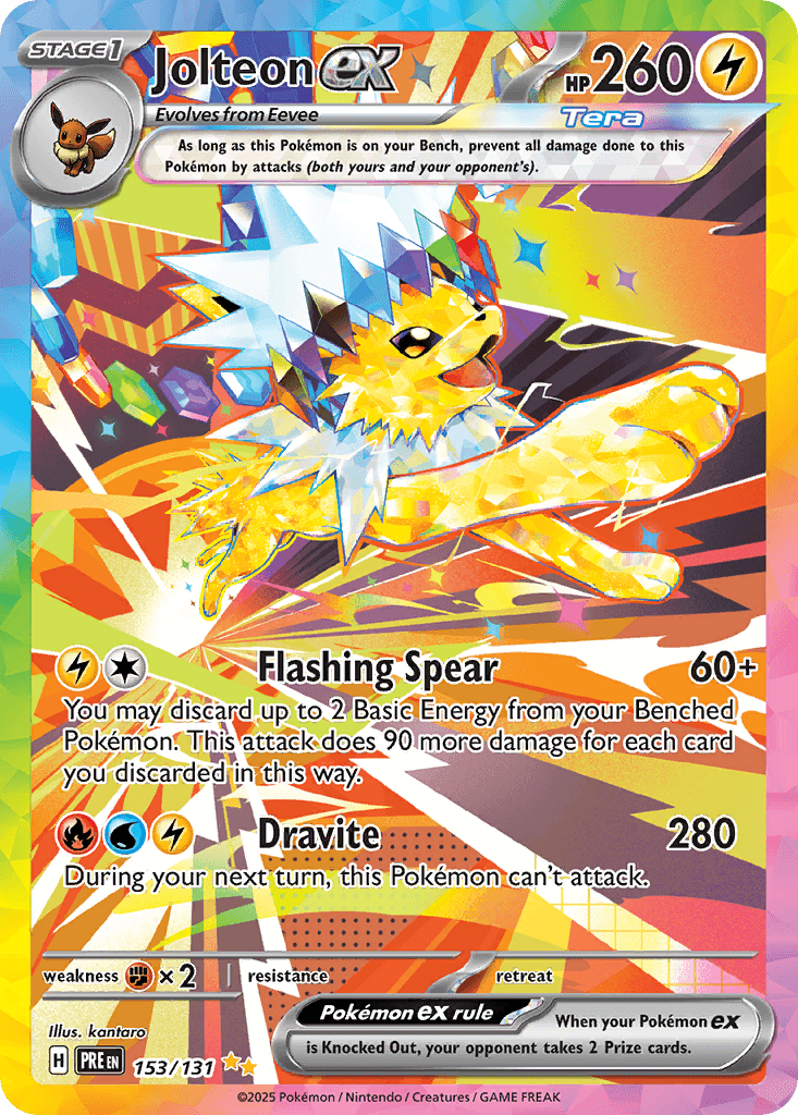 Jolteon ex: Prismatic Evolutions