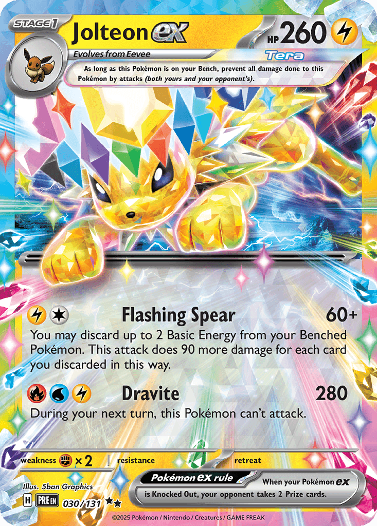 Jolteon ex: Prismatic Evolutions