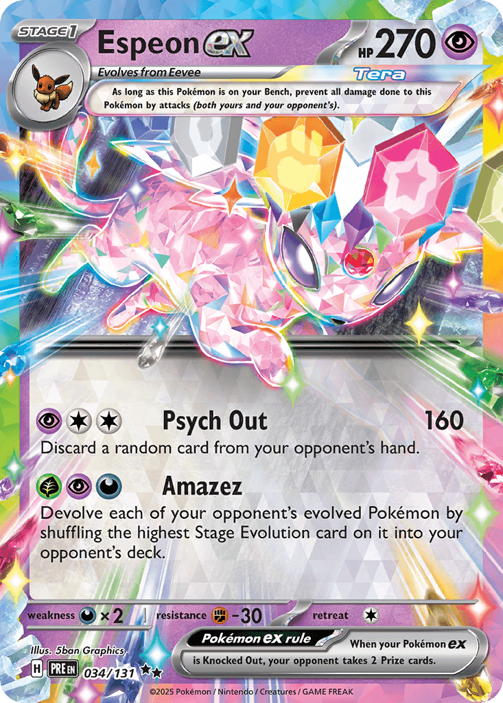 Espeon ex: Prismatic Evolutions