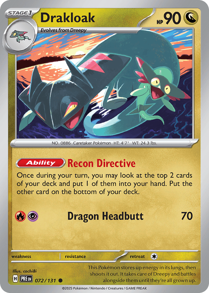 Drakloak: Prismatic Evolutions