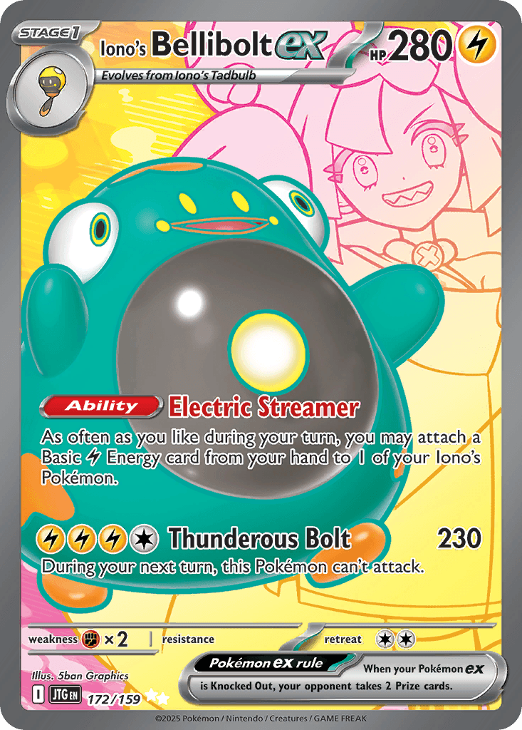 Iono's Bellibolt ex: Journey Together