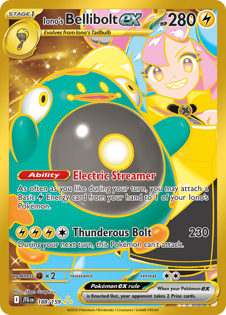 Iono's Bellibolt ex: Journey Together