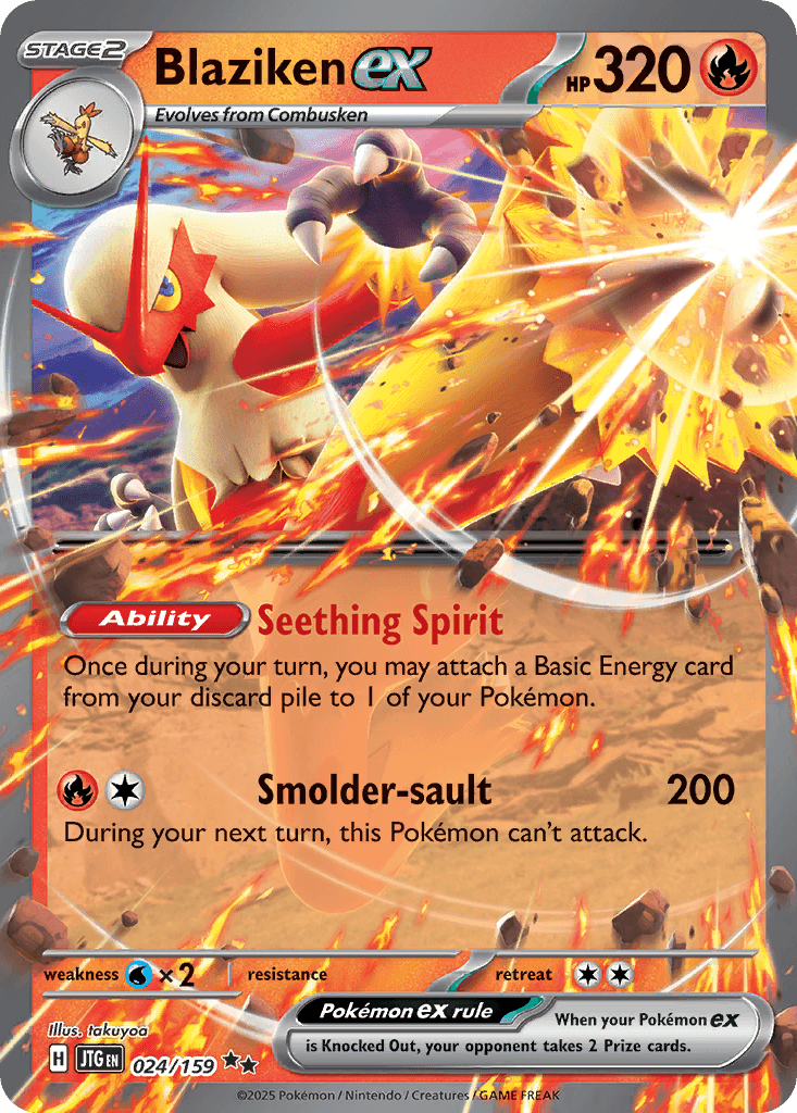 Blaziken ex: Journey Together