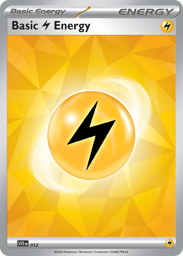 Basic Lightning Energy: Scarlet & Violet Energies