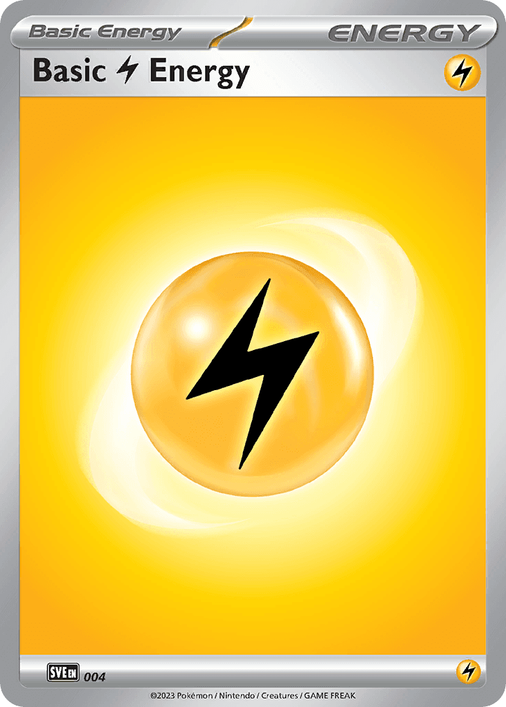 Basic Lightning Energy: Scarlet & Violet Energies