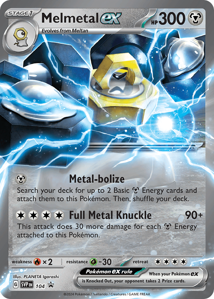 Melmetal ex: Scarlet & Violet Black Star Promos