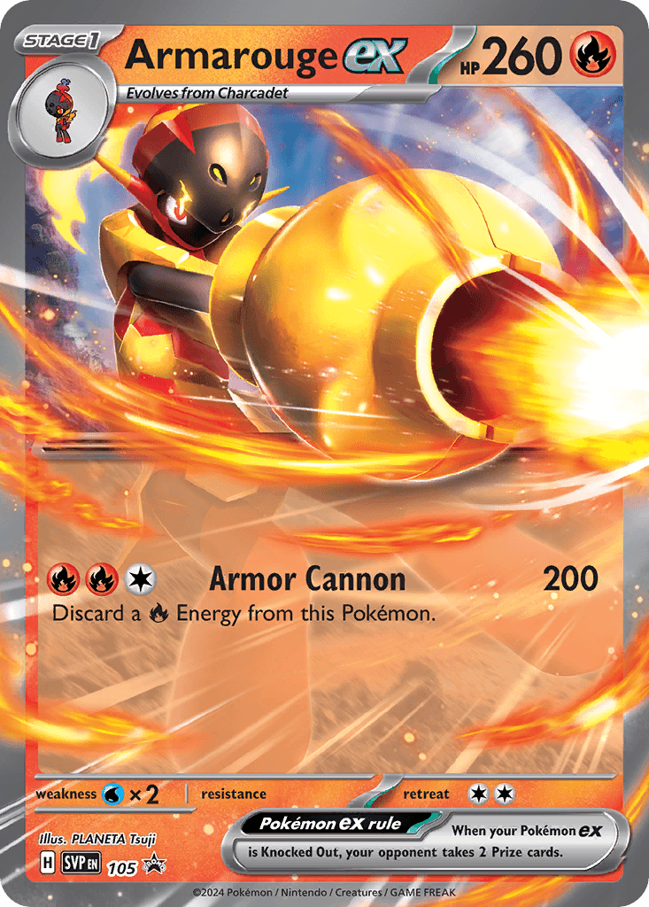 Armarouge ex: Scarlet & Violet Black Star Promos