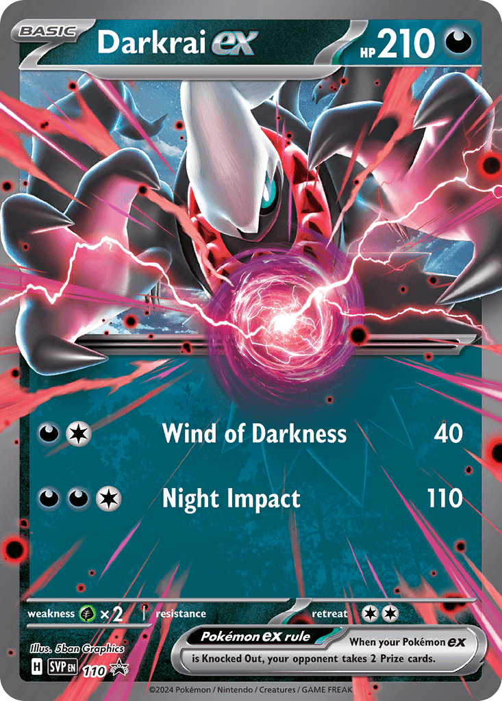 Darkrai ex: Scarlet & Violet Black Star Promos