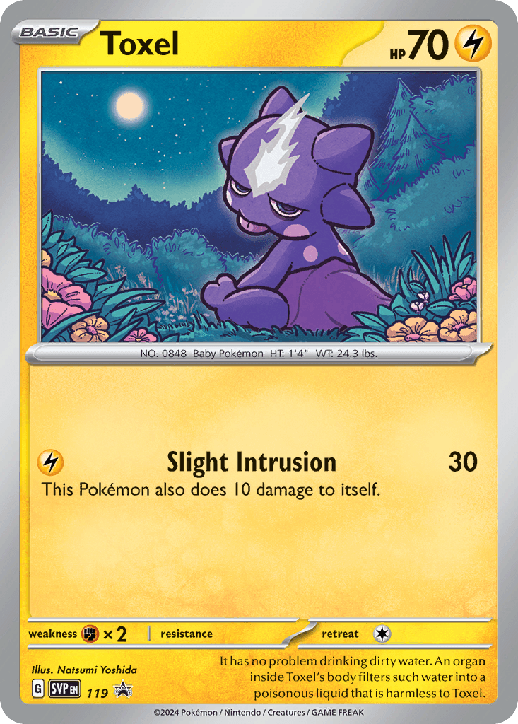 Toxel: Scarlet & Violet Black Star Promos