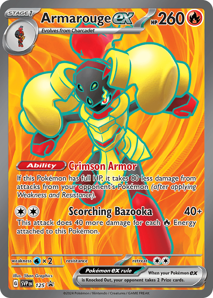 Armarouge ex: Scarlet & Violet Black Star Promos