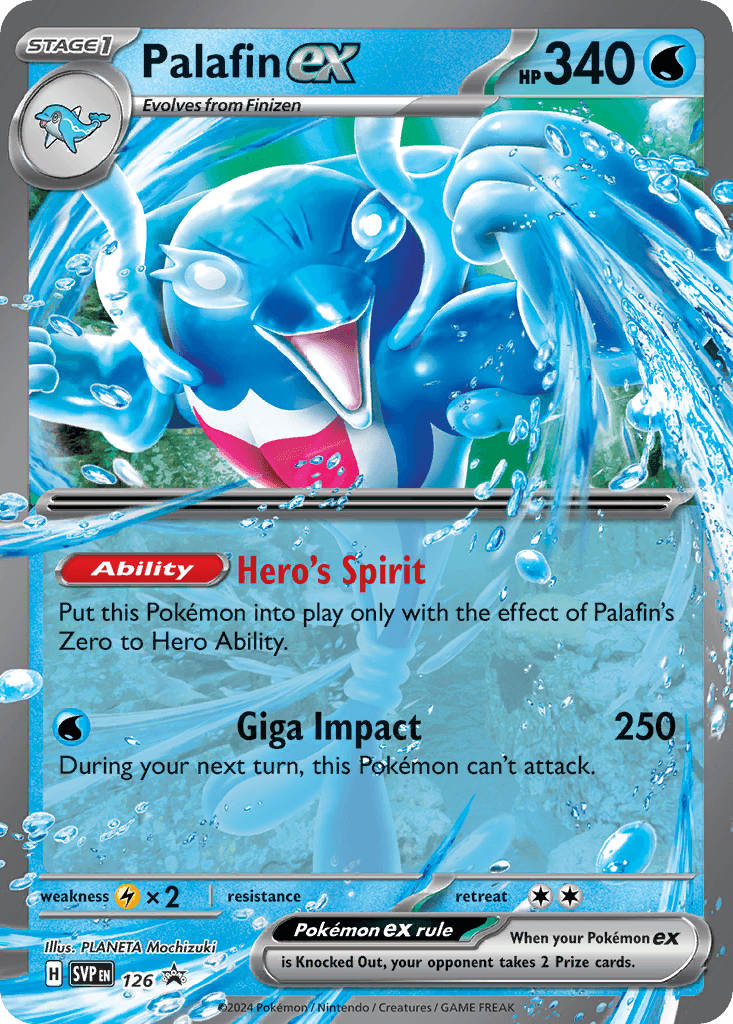 Palafin ex: Scarlet & Violet Black Star Promos