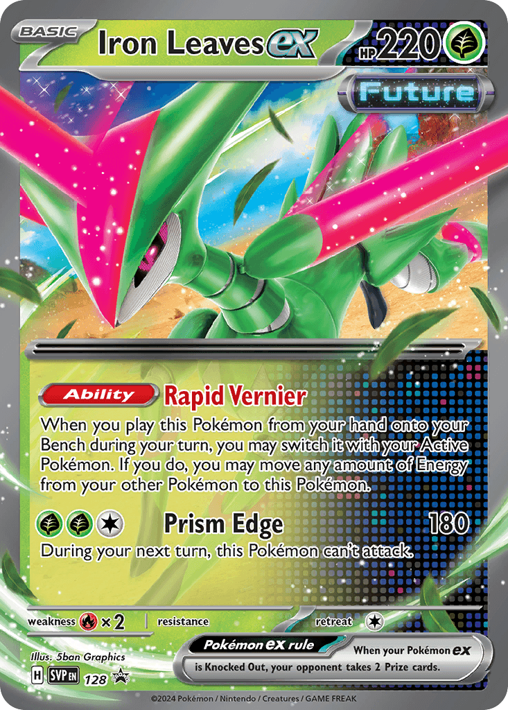 Iron Leaves ex: Scarlet & Violet Black Star Promos