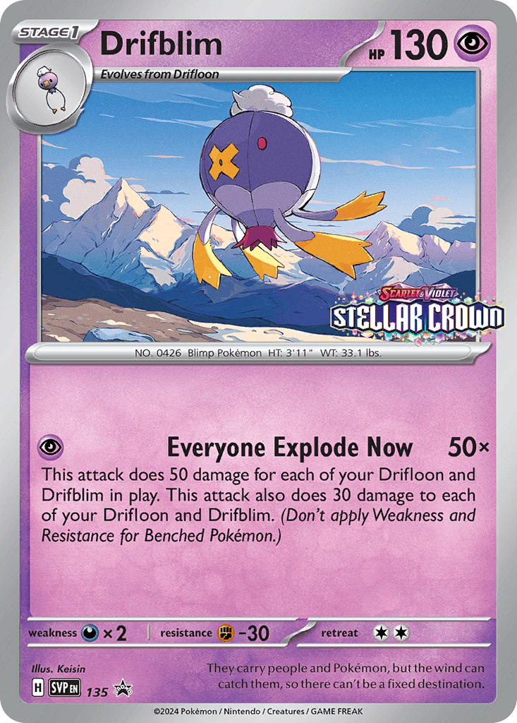 Drifblim: Scarlet & Violet Black Star Promos