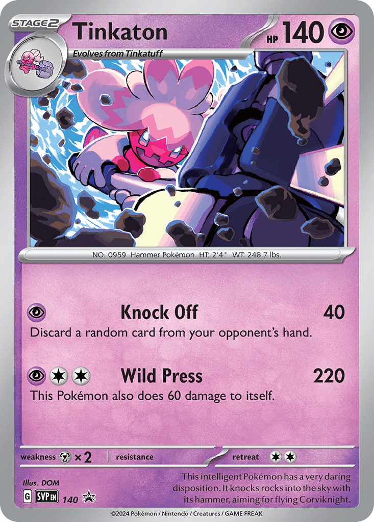 Tinkaton: Scarlet & Violet Black Star Promos