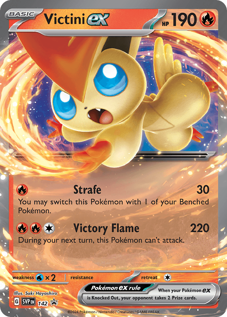 Victini ex: Scarlet & Violet Black Star Promos