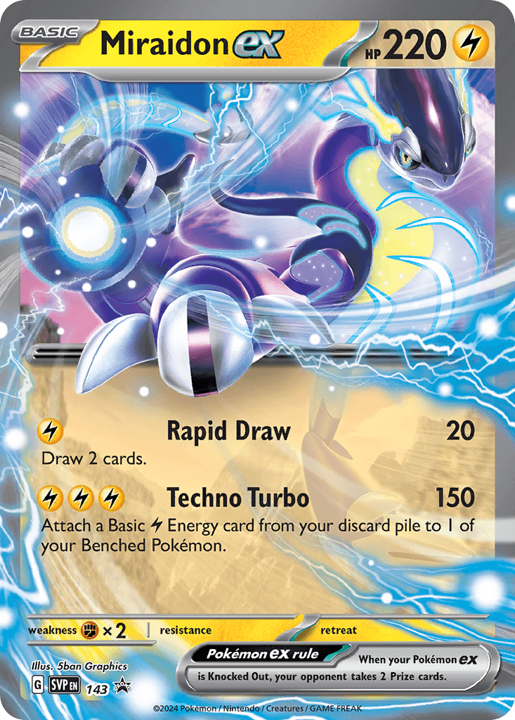 Miraidon ex: Scarlet & Violet Black Star Promos