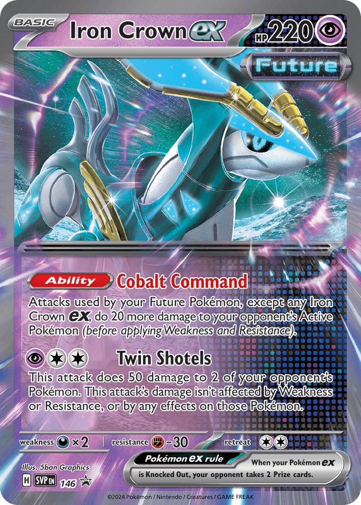 Iron Crown ex: Scarlet & Violet Black Star Promos